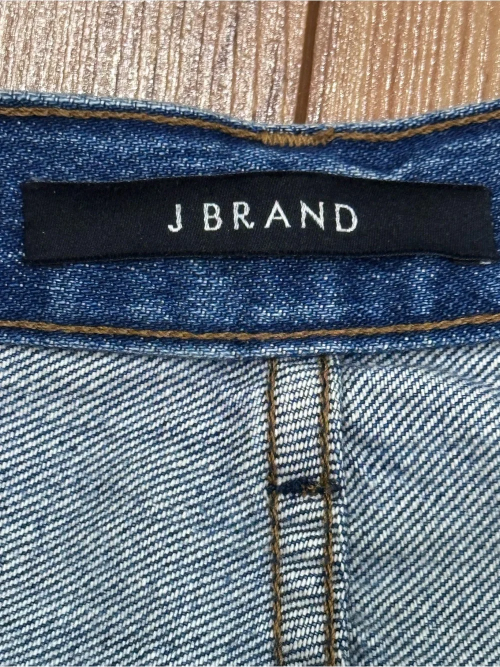 J BRAND Joan High-Rise Blue Denim Women’s Shorts Size 26 - Picture 8 of 16